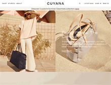 Tablet Screenshot of cuyana.com